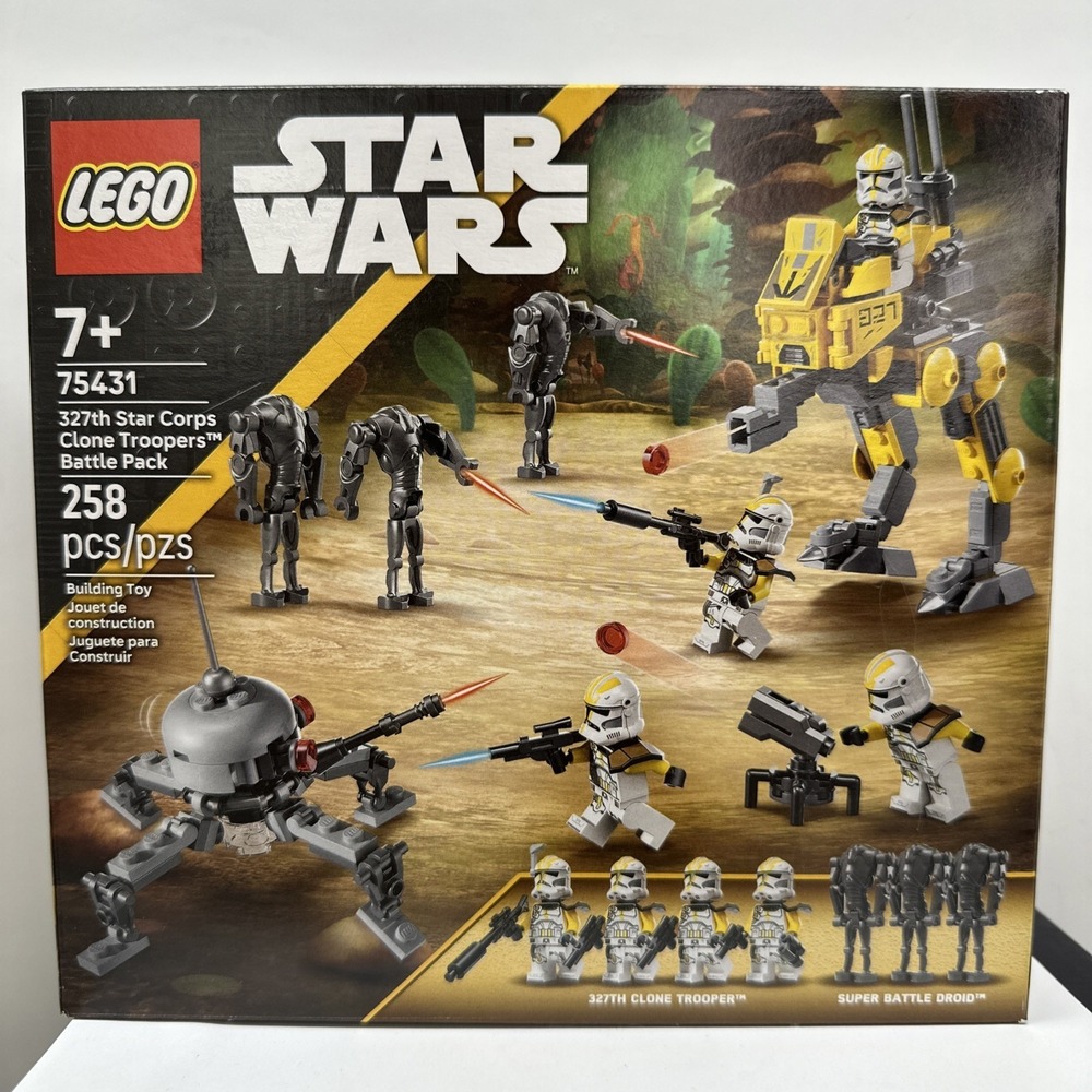 LEGO Star Wars 327th Star Corps Clone Troopers Battle Pack 75431 New Sealed